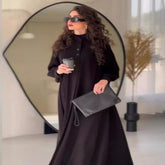 عباية سودا كلاسيكية